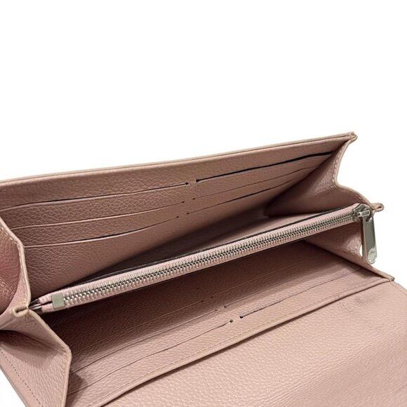 LOUIS VUITTON Portefeuille Iris Magnolia Mahina - Long Wallet 438-081225 - Picture 3 of 5